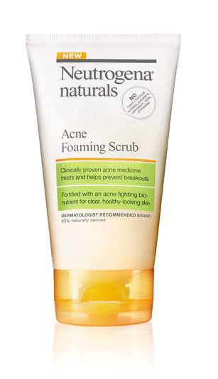 acne foaming scrub